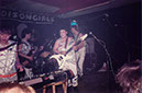 14 Cynth Ethics, Max Vol, Vi Subversa and Richard Famous on stage 1986
