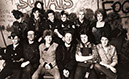 33 Poison Girls plus entourage in Holland 1980